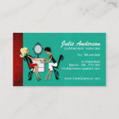 Carte de visite de salon de clou (Dos)