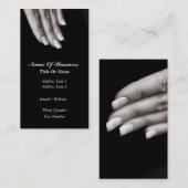 Carte de visite de salon de clou (Devant / Derrière)