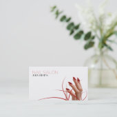 Carte de visite de salon de clou (Debout devant)