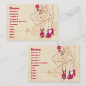 Carte de visite de salon de clou (Devant / Derrière)