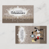 Carte de visite de salon de clou (Devant / Derrière)