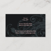 Carte de visite de salon de clou (Dos)