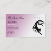 Carte de visite de salon de coiffeur (Dos)