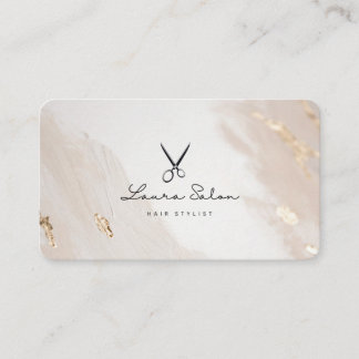 Carte de visite de salon de coiffure