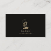 Carte de visite de salon de coiffure (Devant)