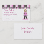 Carte de visite de salon de coiffure (Devant / Derrière)