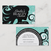 CARTE DE VISITE DE SALON DE COIFFURE (Devant / Derrière)