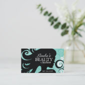 CARTE DE VISITE DE SALON DE COIFFURE (Debout devant)