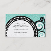 CARTE DE VISITE DE SALON DE COIFFURE (Dos)