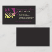 carte de visite de salon de coiffure (Devant / Derrière)