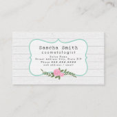Carte de visite de salon de coiffure (Devant)