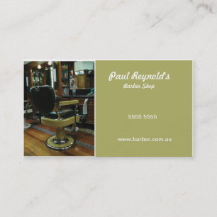 Carte de visite de salon de coiffure