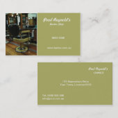 Carte de visite de salon de coiffure (Devant / Derrière)