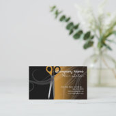 Carte de visite de salon de coiffure (Debout devant)