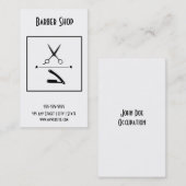 Carte de visite de salon de coiffure (Devant / Derrière)