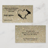 Carte de visite de salon de coiffure (Devant / Derrière)