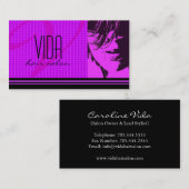 Carte de visite de salon de coiffure (Devant / Derrière)