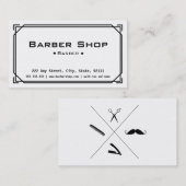 Carte de visite de salon de coiffure (Devant / Derrière)