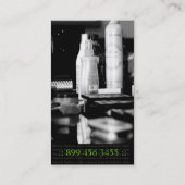 Carte de visite de salon de coiffure (Dos)