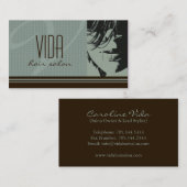 Carte de visite de salon de coiffure (Devant / Derrière)