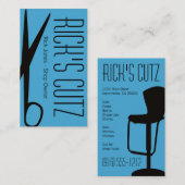 Carte de visite de salon de coiffure (Devant / Derrière)