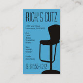 Carte de visite de salon de coiffure (Dos)