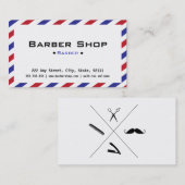 Carte de visite de salon de coiffure (Devant / Derrière)