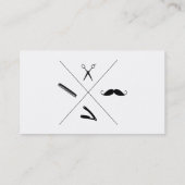 Carte de visite de salon de coiffure (Dos)