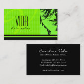 Carte de visite de salon de coiffure (Devant / Derrière)