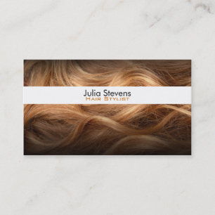 Carte de visite de salon de coiffure