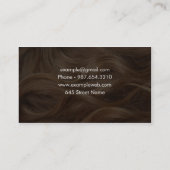 Carte de visite de salon de coiffure (Dos)