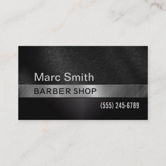 Carte de visite de salon de coiffure et de (Devant)