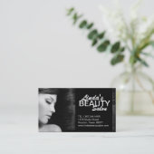 CARTE DE VISITE DE SALON DE COIFFURE ET DE SPA (Debout devant)