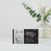 CARTE DE VISITE DE SALON DE COIFFURE ET DE SPA (Debout devant)