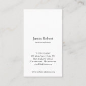 Carte de visite de salon de coiffure moderne Curl (Dos)