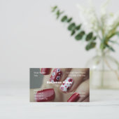 Carte de visite de salon de manucure HAMbyWG (Debout devant)
