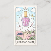 Carte de visite de salon de manucure Lilac Celesti (Devant)