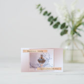Carte de visite de salon de parfum professionnel (Debout devant)