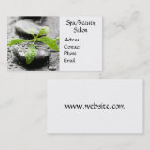 Carte de visite de salon de spa (Devant / Derrière)