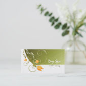 Carte de visite de salon de spa de jour (Debout devant)