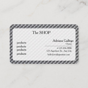 carte de visite de salon de thé (modifiable)