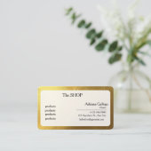 carte de visite de salon de thé (modifiable) (Debout devant)