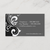 Carte de visite de salon et de spa (Dos)