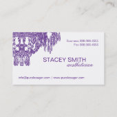 Carte de visite de salon et de spa (Dos)