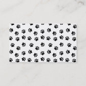 Carte de visite de salon pour animaux de compagnie (Dos)