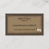 Carte de visite de salon primitif (Dos)