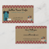 Carte de visite de salon primitif (Devant / Derrière)