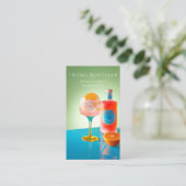 Carte de visite de salon privé Cocktails (Debout devant)