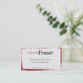 Carte de visite de Sandy (Debout devant)