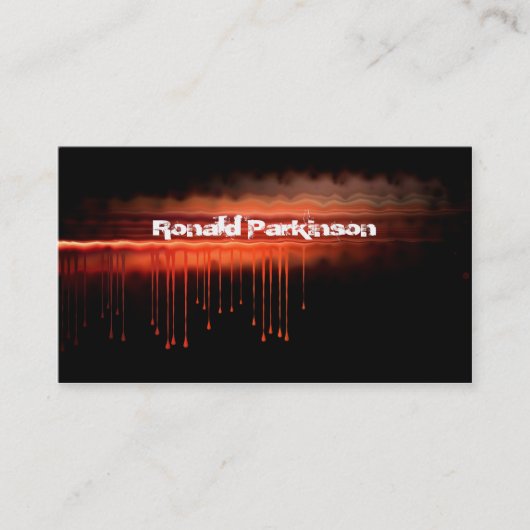 carte de visite de sang (Devant)